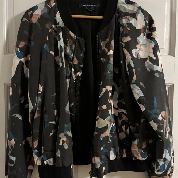 French Connection watercolor camo Jacket - Picture 5 of 8